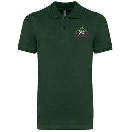 POLO ENFANT FOREST GREEN-1
