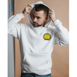 SWEAT CAPUCHE BLANC-1