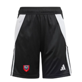 TIRO 24  SWEATSHORT/ BLACK WHITE-1