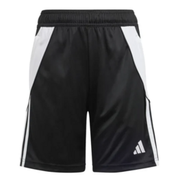 TIRO 24  SWEATSHORT/ BLACK WHITE-1