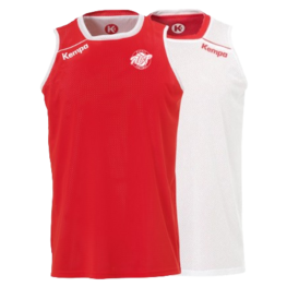 MAILLOT REVERSIBLE ROUGE/BLANC ADULTE-1