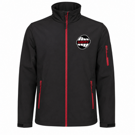 SOFTSHELL HOMME NOIR/ROUGE-1