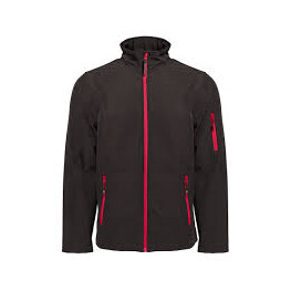 SOFTSHELL HOMME NOIR/ROUGE-1