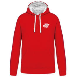 SWEAT ROUGE/BLANC HOMME.-1