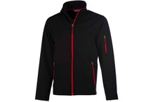 SOFTSHELL HOMME NOIR/ROUGE