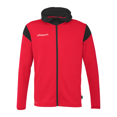 SQUAD 27 TRACK HOOD JACKET ROUGE/NOIR