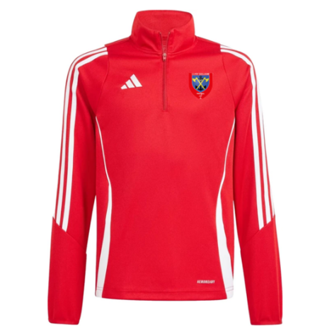 TIRO 24 TRAINING TOP/ TEAM POWERRED 2 WHITE AVEC SPONSOR SCIE DANS LE DOS