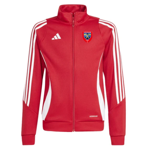 TIRO 24 TRAINING JACKET/ TEAM POWERRED 2 WHITE