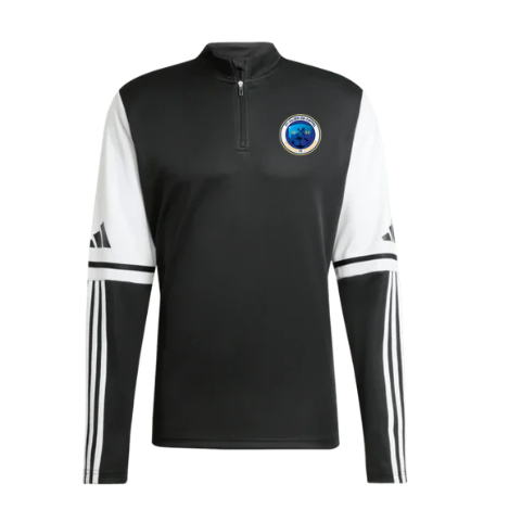 VESTE 1/2 ZIP SQUADRA NOIR