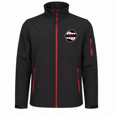 SOFTSHELL HOMME NOIR/ROUGE