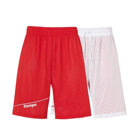 SHORT REVERSIBLE ROUGE/BLANC ENFANT