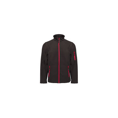 SOFTSHELL HOMME NOIR/ROUGE