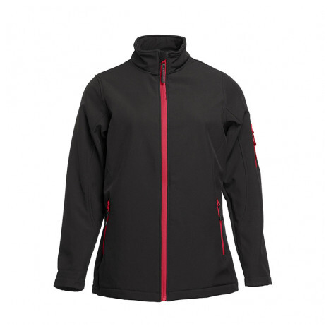 SOFTSHELL FEMME NOIR/ROUGE